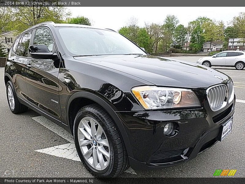 Jet Black / Black 2014 BMW X3 xDrive28i