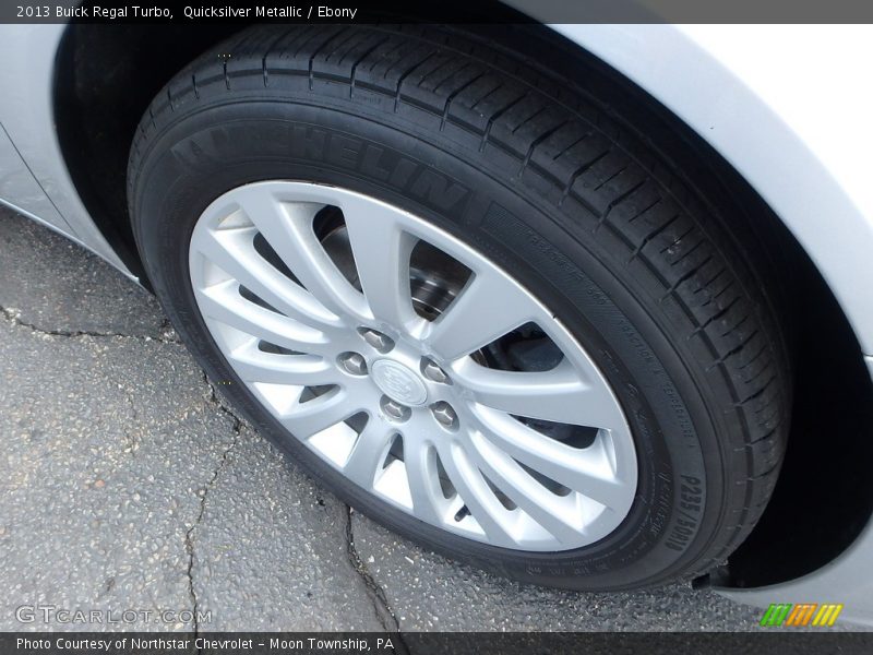 Quicksilver Metallic / Ebony 2013 Buick Regal Turbo