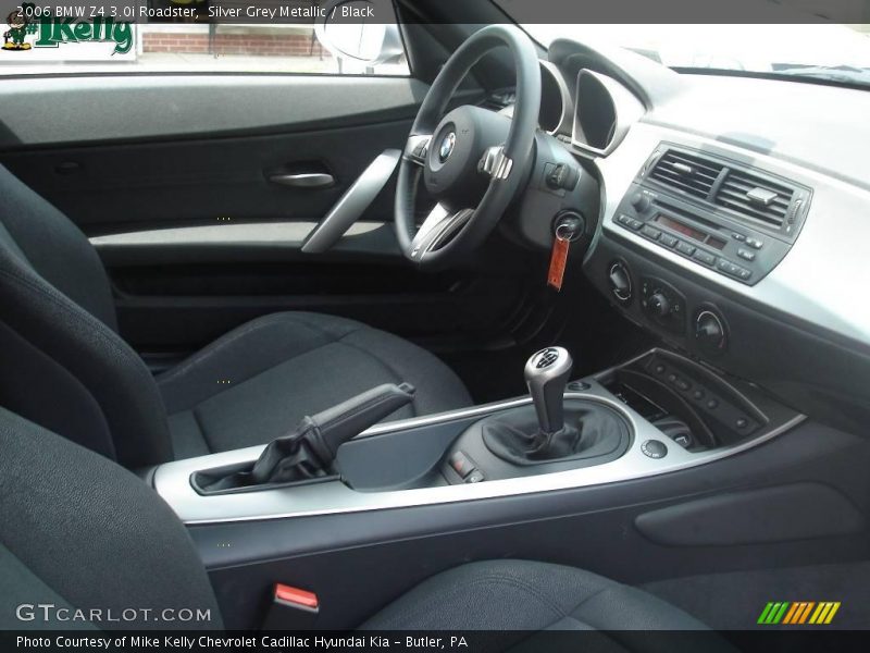 Silver Grey Metallic / Black 2006 BMW Z4 3.0i Roadster