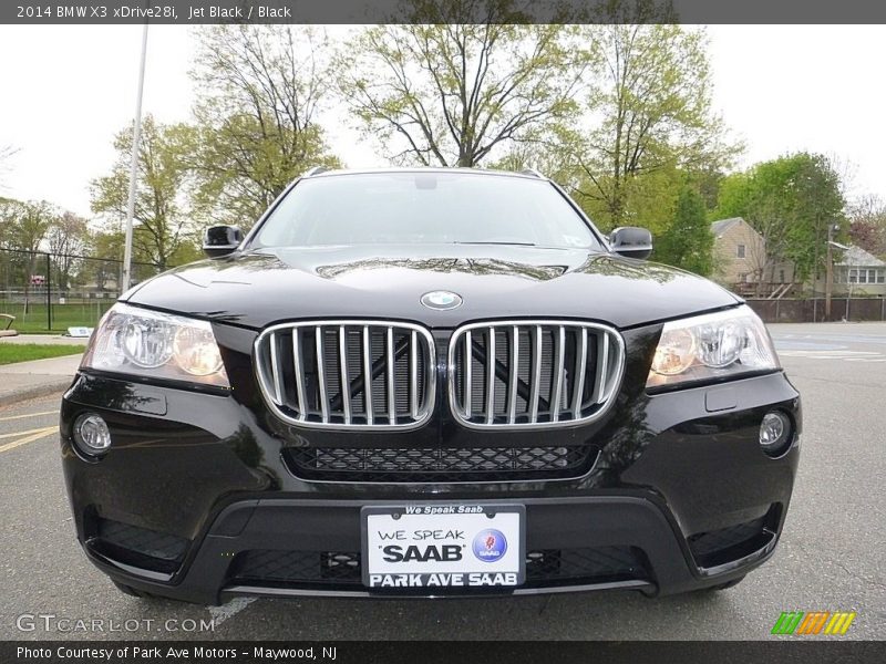 Jet Black / Black 2014 BMW X3 xDrive28i