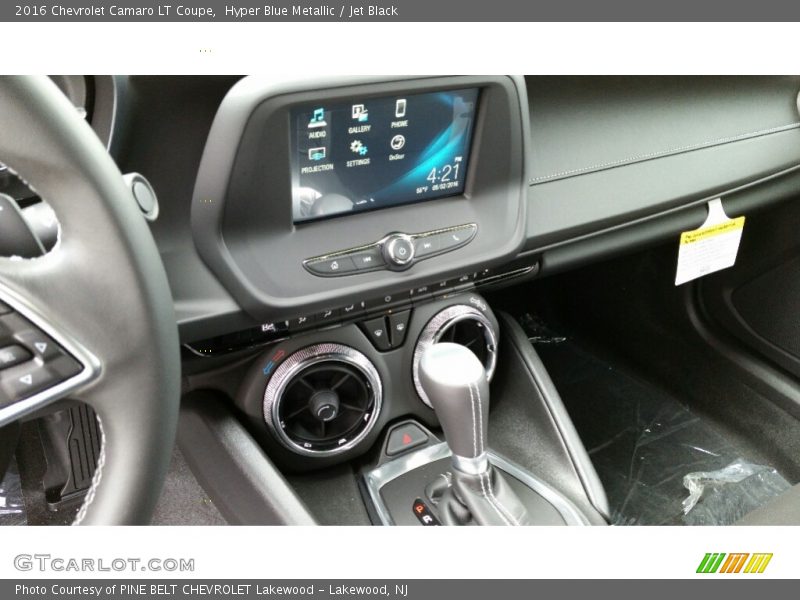 Hyper Blue Metallic / Jet Black 2016 Chevrolet Camaro LT Coupe