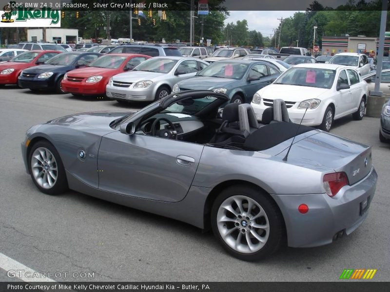 Silver Grey Metallic / Black 2006 BMW Z4 3.0i Roadster