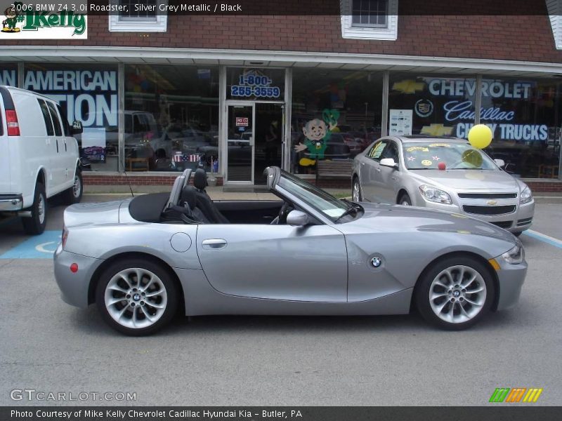 Silver Grey Metallic / Black 2006 BMW Z4 3.0i Roadster