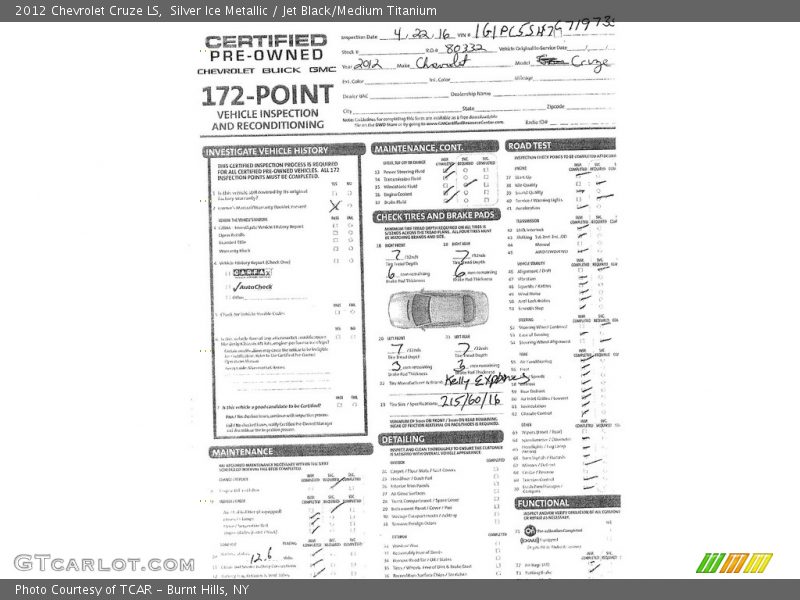 Silver Ice Metallic / Jet Black/Medium Titanium 2012 Chevrolet Cruze LS