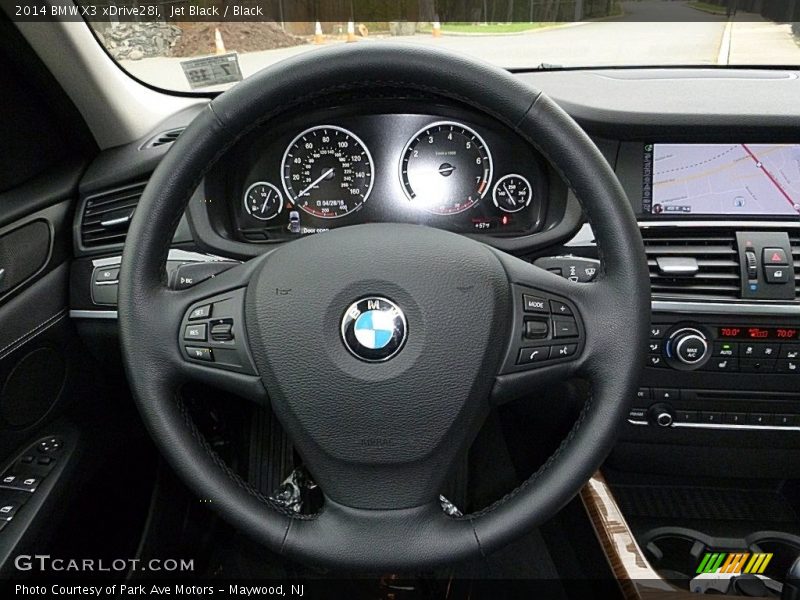 Jet Black / Black 2014 BMW X3 xDrive28i