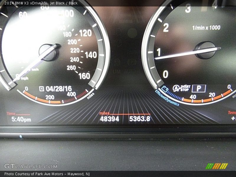 Jet Black / Black 2014 BMW X3 xDrive28i