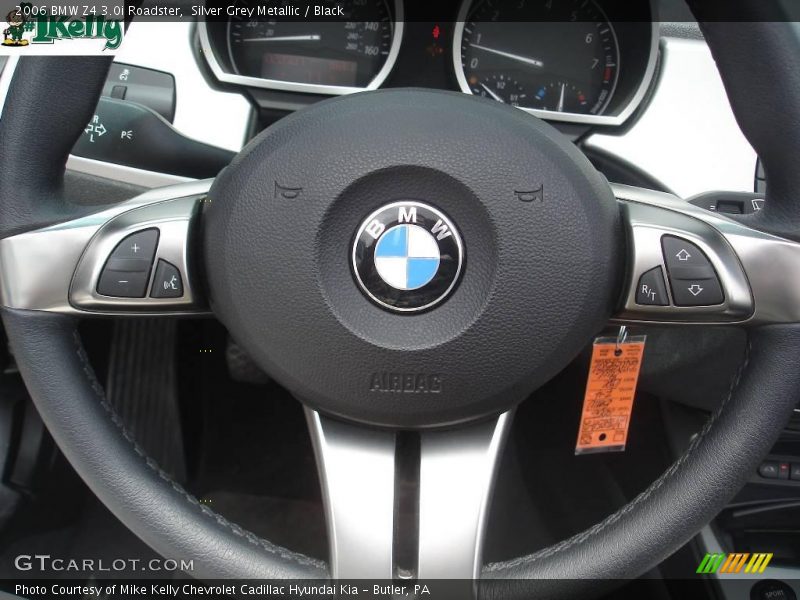 Silver Grey Metallic / Black 2006 BMW Z4 3.0i Roadster