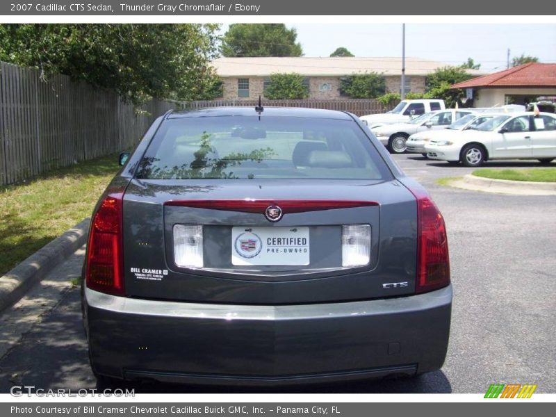 Thunder Gray Chromaflair / Ebony 2007 Cadillac CTS Sedan