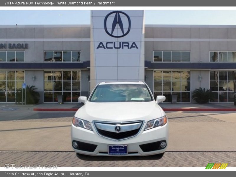 White Diamond Pearl / Parchment 2014 Acura RDX Technology