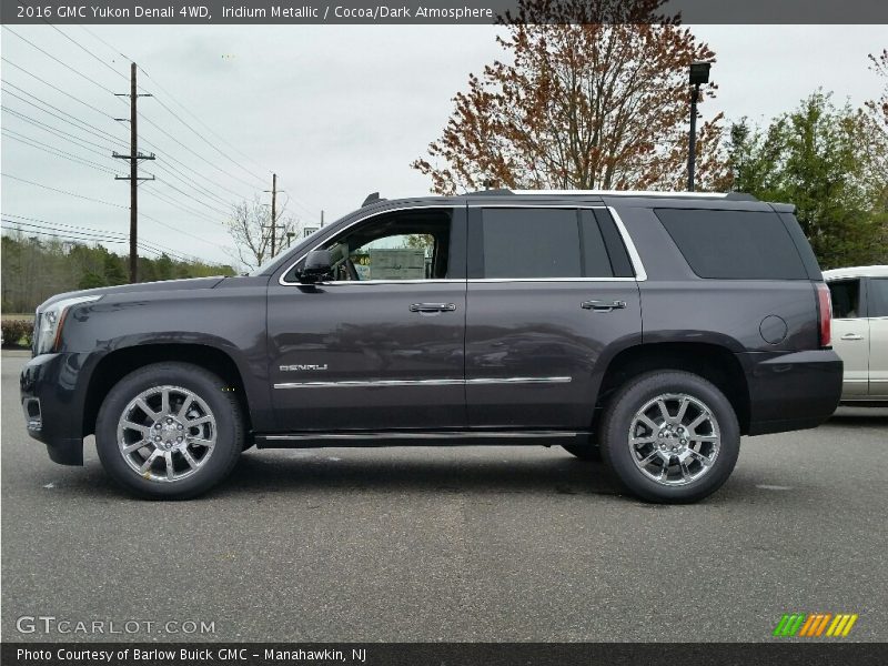 Iridium Metallic / Cocoa/Dark Atmosphere 2016 GMC Yukon Denali 4WD