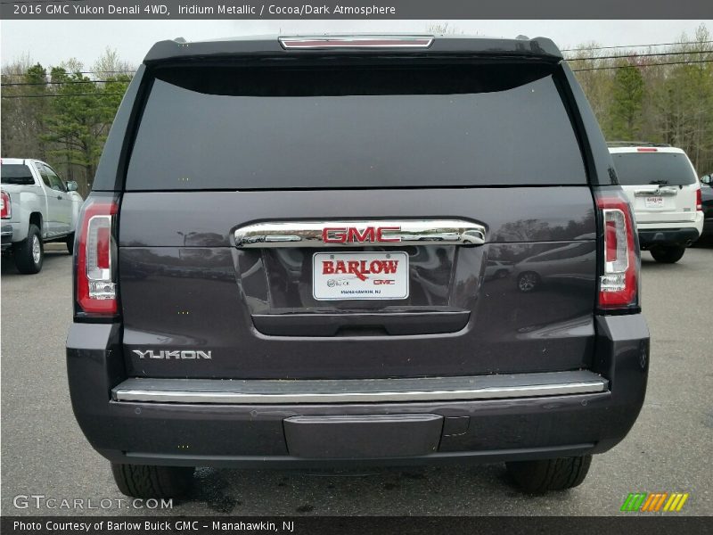 Iridium Metallic / Cocoa/Dark Atmosphere 2016 GMC Yukon Denali 4WD