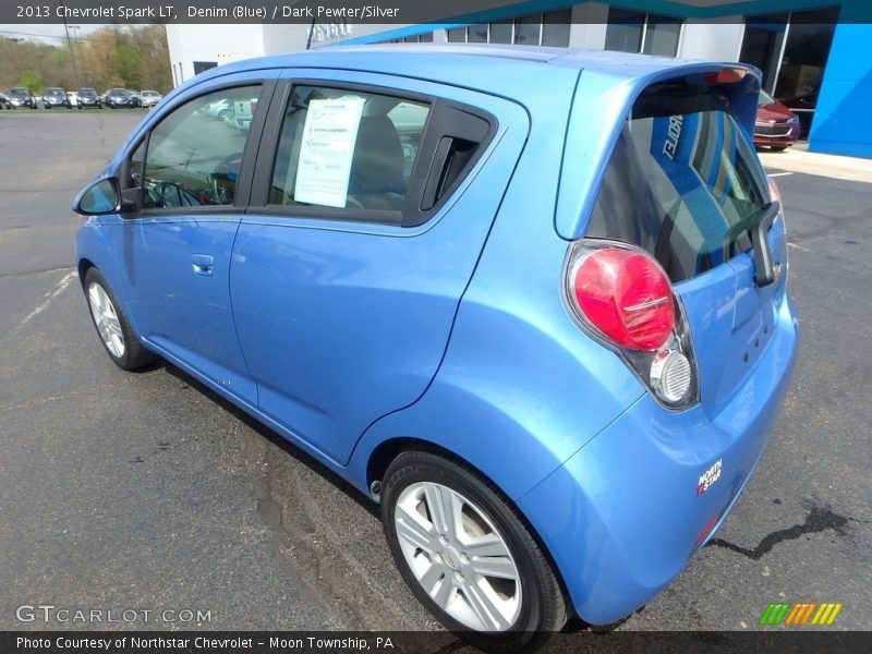 Denim (Blue) / Dark Pewter/Silver 2013 Chevrolet Spark LT