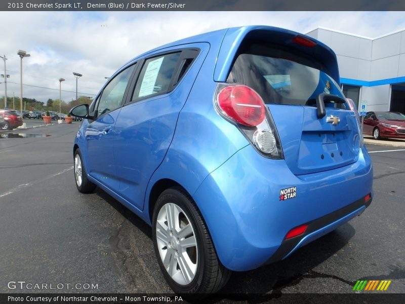 Denim (Blue) / Dark Pewter/Silver 2013 Chevrolet Spark LT