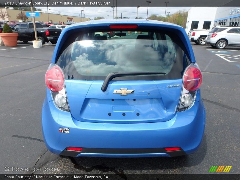 Denim (Blue) / Dark Pewter/Silver 2013 Chevrolet Spark LT