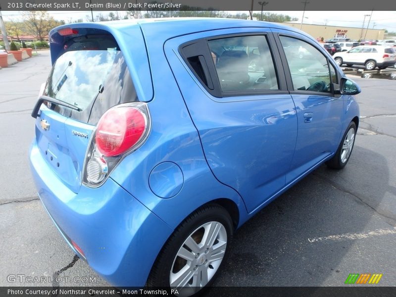 Denim (Blue) / Dark Pewter/Silver 2013 Chevrolet Spark LT