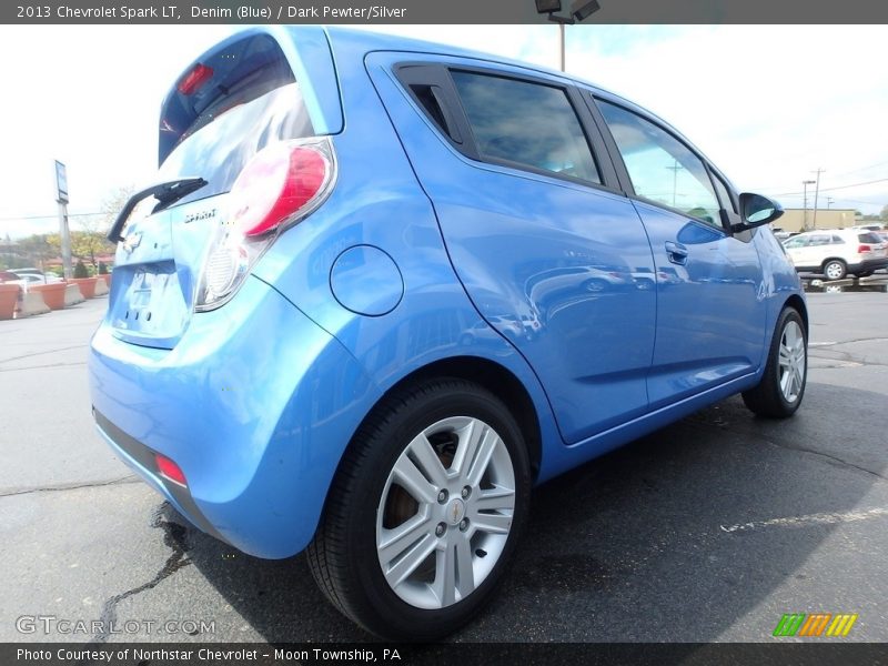 Denim (Blue) / Dark Pewter/Silver 2013 Chevrolet Spark LT