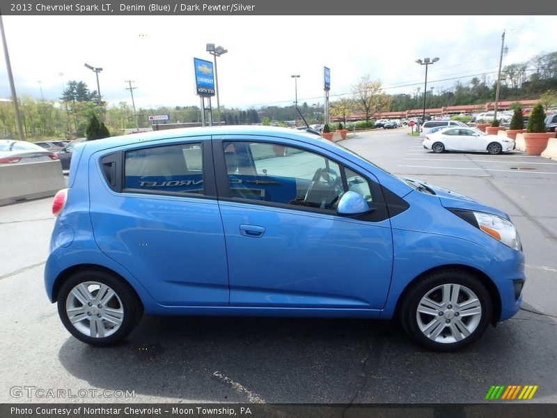 Denim (Blue) / Dark Pewter/Silver 2013 Chevrolet Spark LT