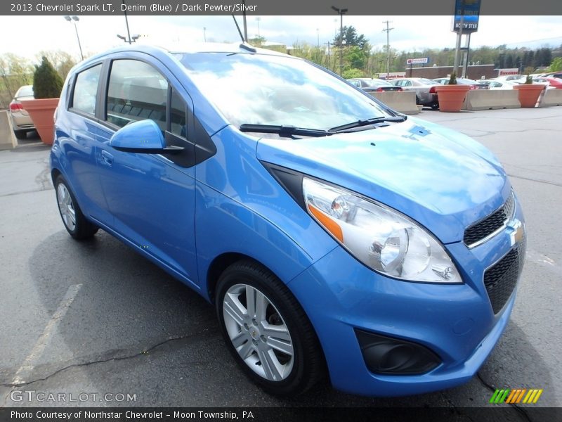 Denim (Blue) / Dark Pewter/Silver 2013 Chevrolet Spark LT
