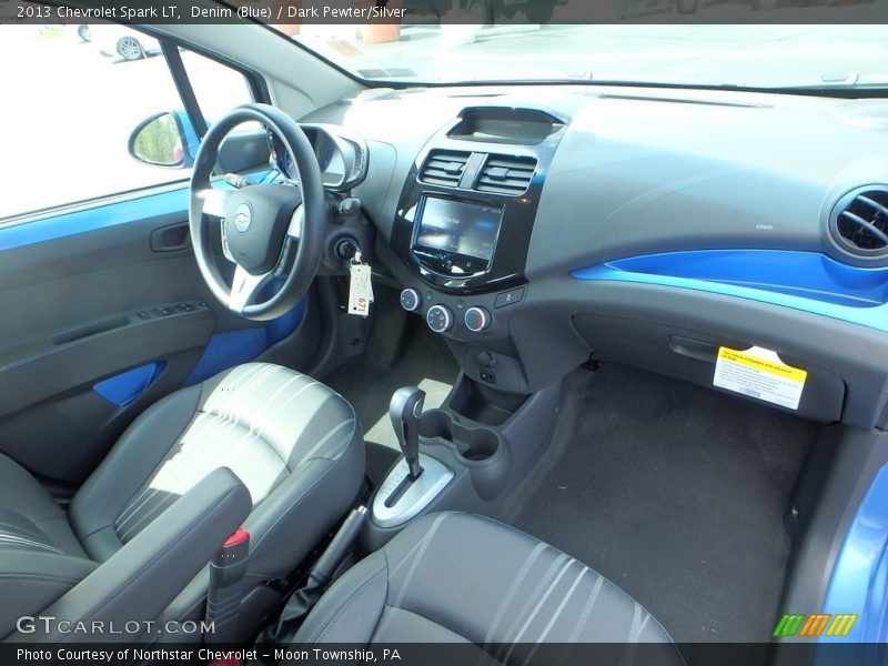 Denim (Blue) / Dark Pewter/Silver 2013 Chevrolet Spark LT