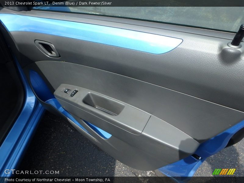 Denim (Blue) / Dark Pewter/Silver 2013 Chevrolet Spark LT