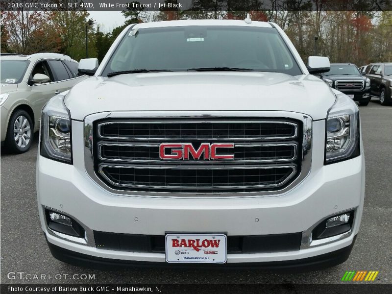 White Frost Tricoat / Jet Black 2016 GMC Yukon XL SLT 4WD