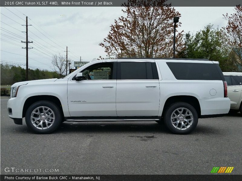 White Frost Tricoat / Jet Black 2016 GMC Yukon XL SLT 4WD