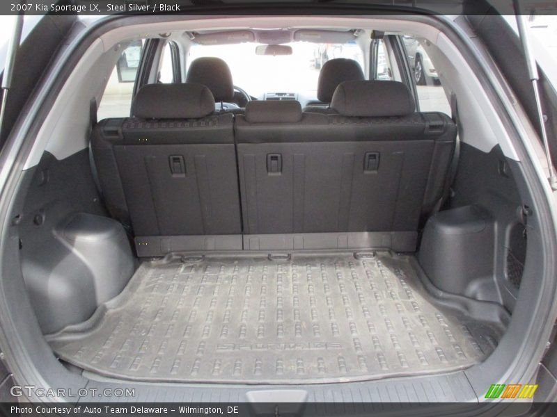 Steel Silver / Black 2007 Kia Sportage LX