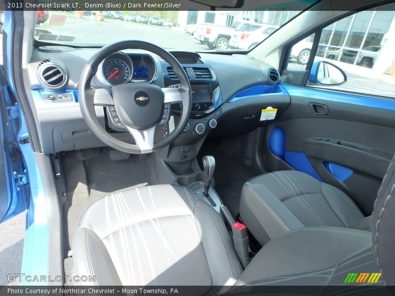 Denim (Blue) / Dark Pewter/Silver 2013 Chevrolet Spark LT