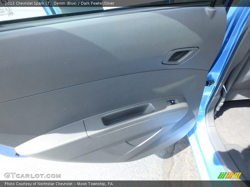 Denim (Blue) / Dark Pewter/Silver 2013 Chevrolet Spark LT
