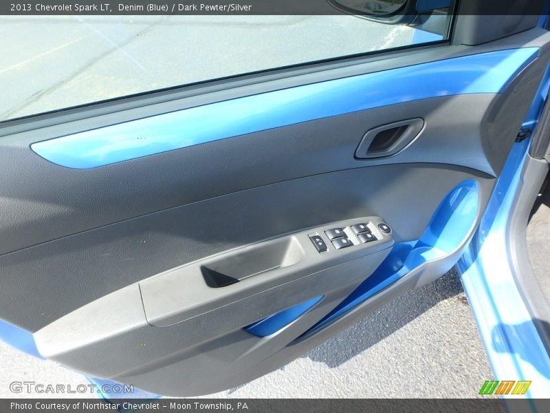 Denim (Blue) / Dark Pewter/Silver 2013 Chevrolet Spark LT