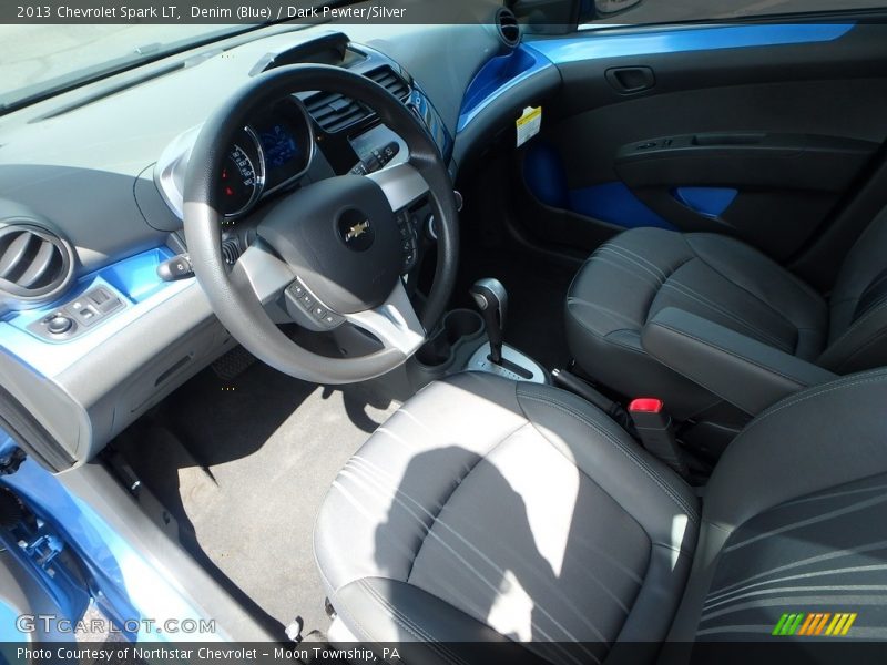 Denim (Blue) / Dark Pewter/Silver 2013 Chevrolet Spark LT