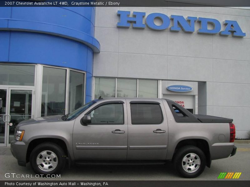 Graystone Metallic / Ebony 2007 Chevrolet Avalanche LT 4WD