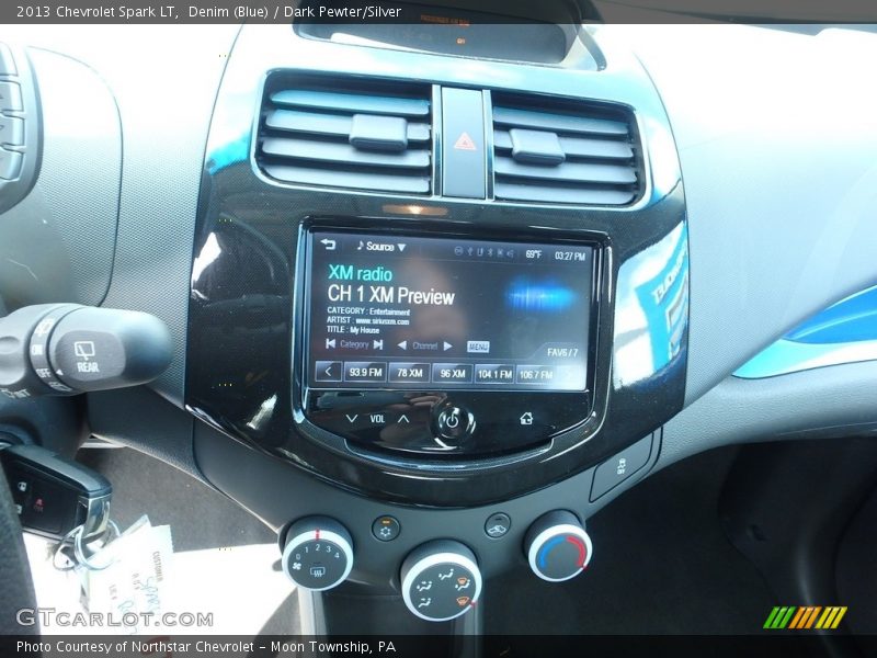 Denim (Blue) / Dark Pewter/Silver 2013 Chevrolet Spark LT
