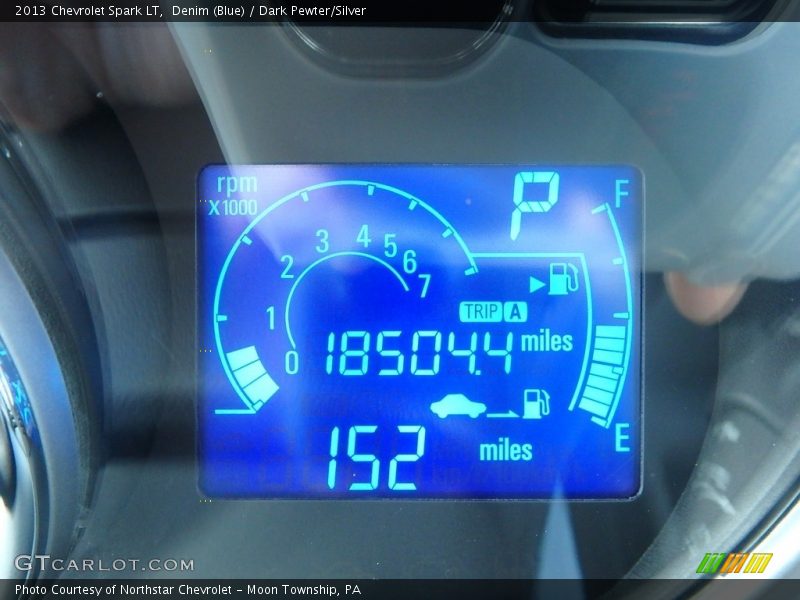 Denim (Blue) / Dark Pewter/Silver 2013 Chevrolet Spark LT