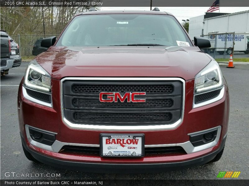 Crimson Red Tintcoat / Ebony 2016 GMC Acadia SLE