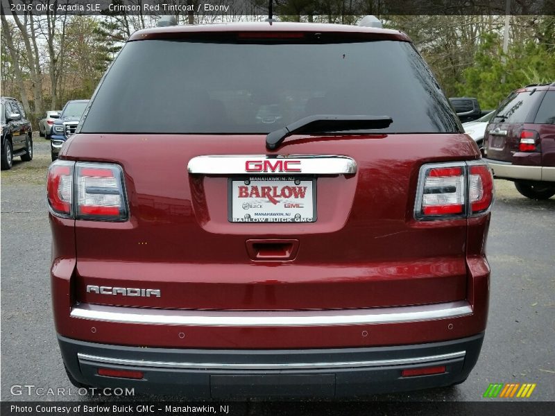 Crimson Red Tintcoat / Ebony 2016 GMC Acadia SLE
