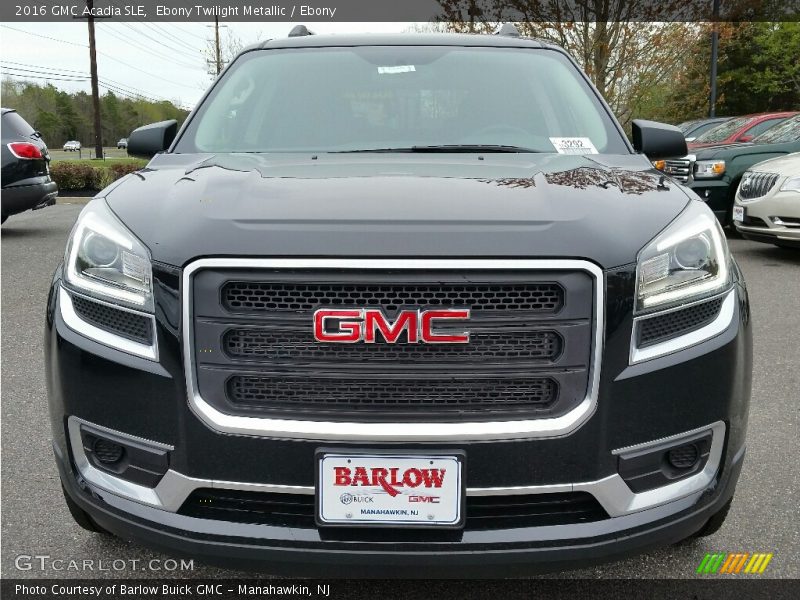 Ebony Twilight Metallic / Ebony 2016 GMC Acadia SLE