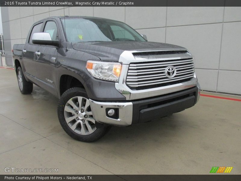Magnetic Gray Metallic / Graphite 2016 Toyota Tundra Limited CrewMax