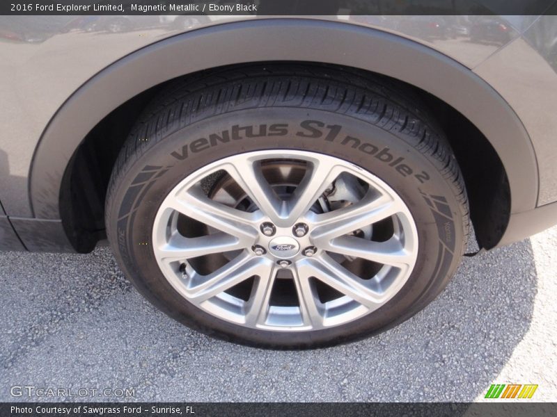 Magnetic Metallic / Ebony Black 2016 Ford Explorer Limited