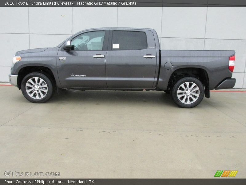 Magnetic Gray Metallic / Graphite 2016 Toyota Tundra Limited CrewMax