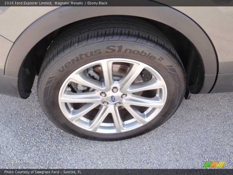 Magnetic Metallic / Ebony Black 2016 Ford Explorer Limited