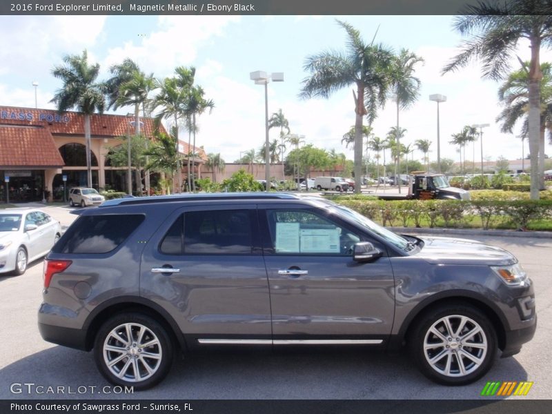 Magnetic Metallic / Ebony Black 2016 Ford Explorer Limited