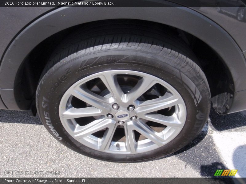 Magnetic Metallic / Ebony Black 2016 Ford Explorer Limited