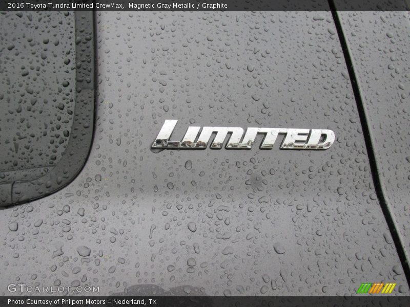 Magnetic Gray Metallic / Graphite 2016 Toyota Tundra Limited CrewMax