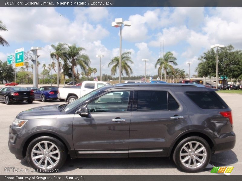 Magnetic Metallic / Ebony Black 2016 Ford Explorer Limited