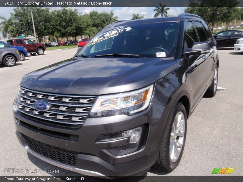 Magnetic Metallic / Ebony Black 2016 Ford Explorer Limited