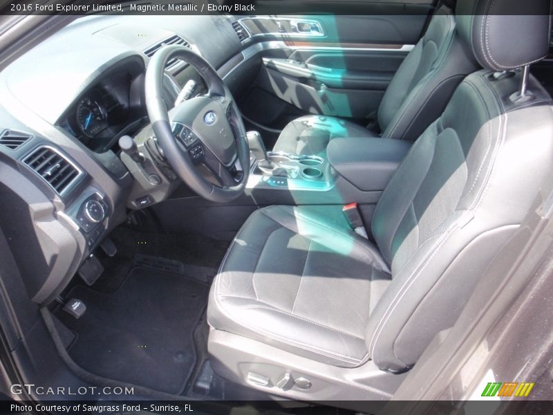 Magnetic Metallic / Ebony Black 2016 Ford Explorer Limited