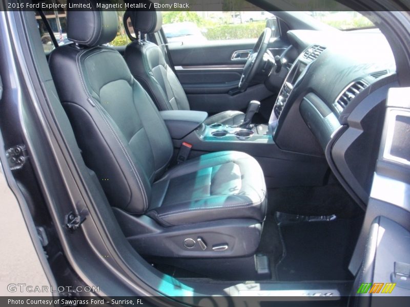 Magnetic Metallic / Ebony Black 2016 Ford Explorer Limited