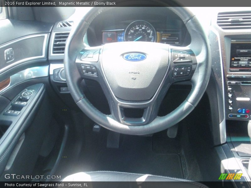 Magnetic Metallic / Ebony Black 2016 Ford Explorer Limited