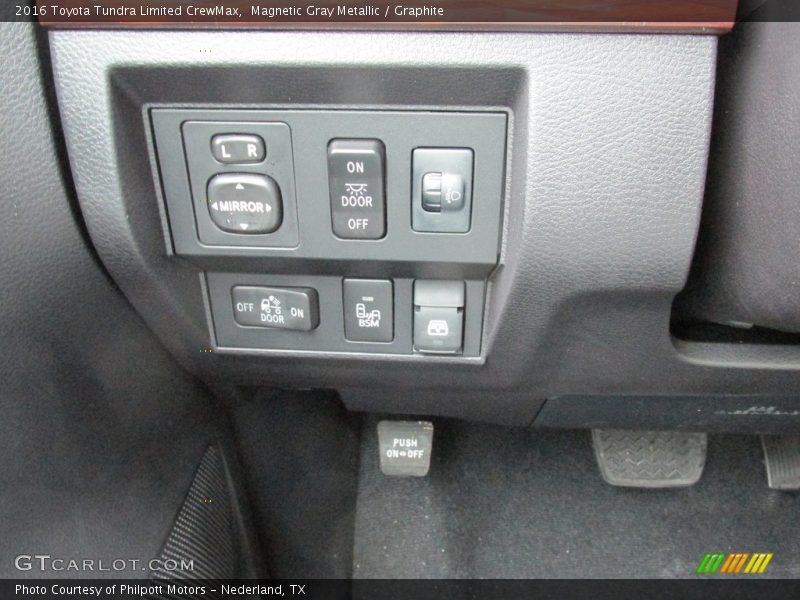 Controls of 2016 Tundra Limited CrewMax